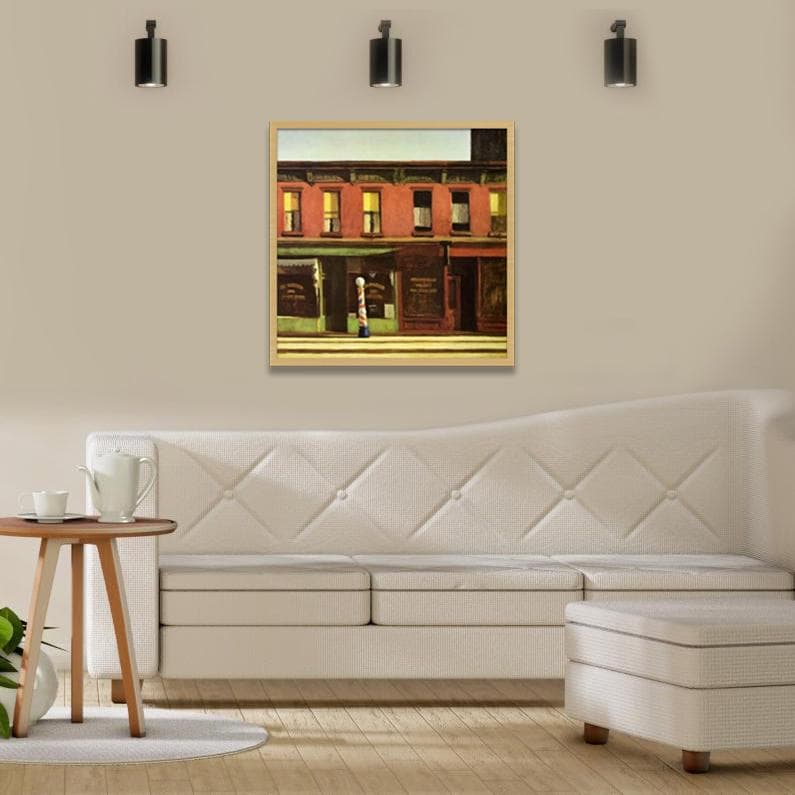 特別額装品/Early Sunday Morning/エドワードホッパー/アート