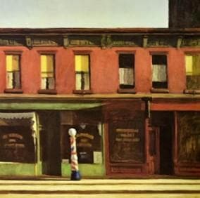 特別額装品/Early Sunday Morning/エドワードホッパー/アート