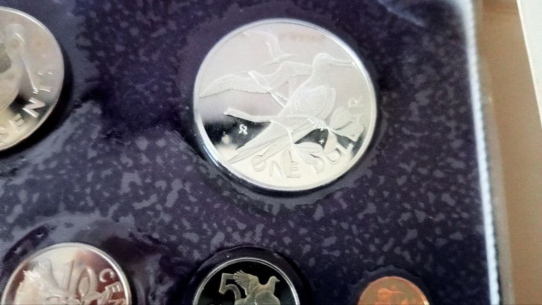 値下げ◎証明書付◎英領ヴァージン諸島 初公式貨幣◎新品未使用【送料込み】