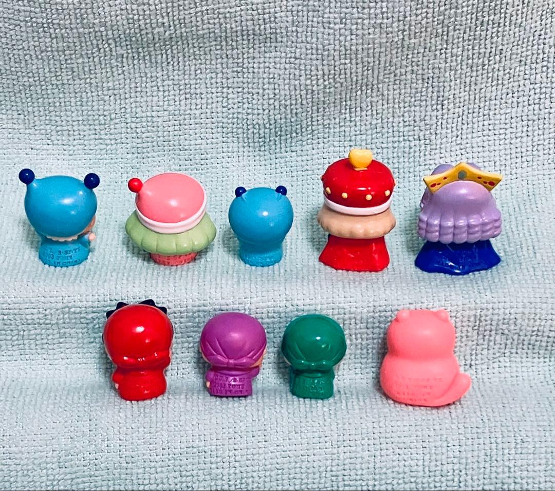 【匿名配送】ミルモでポン！　ソフビ　指人形　９体セット