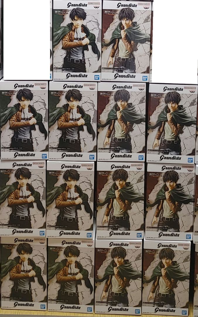 進撃の巨人　grandista リヴァイ7体 エレン　7体 計14体