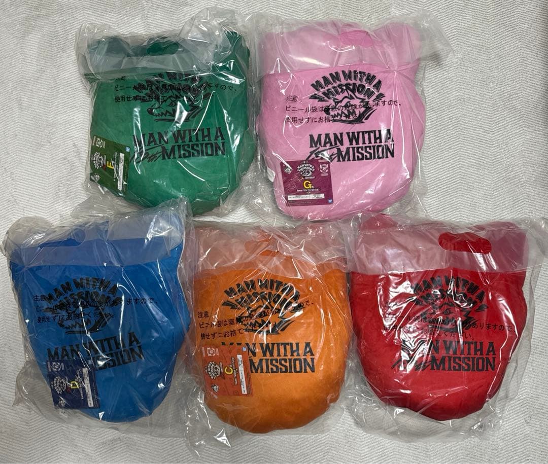 マンウィズ 一番くじ C D E F G賞 クッション コンプ MWAM