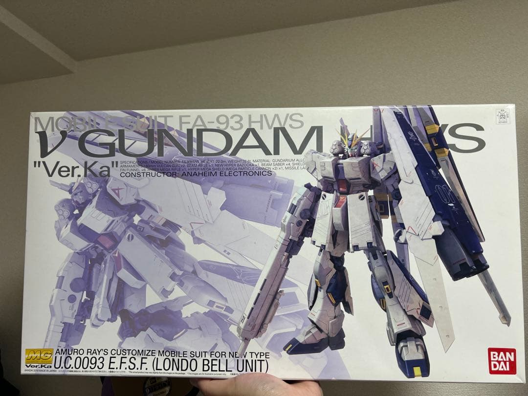 MG 1/100 νガンダム HWS Ver.Ka