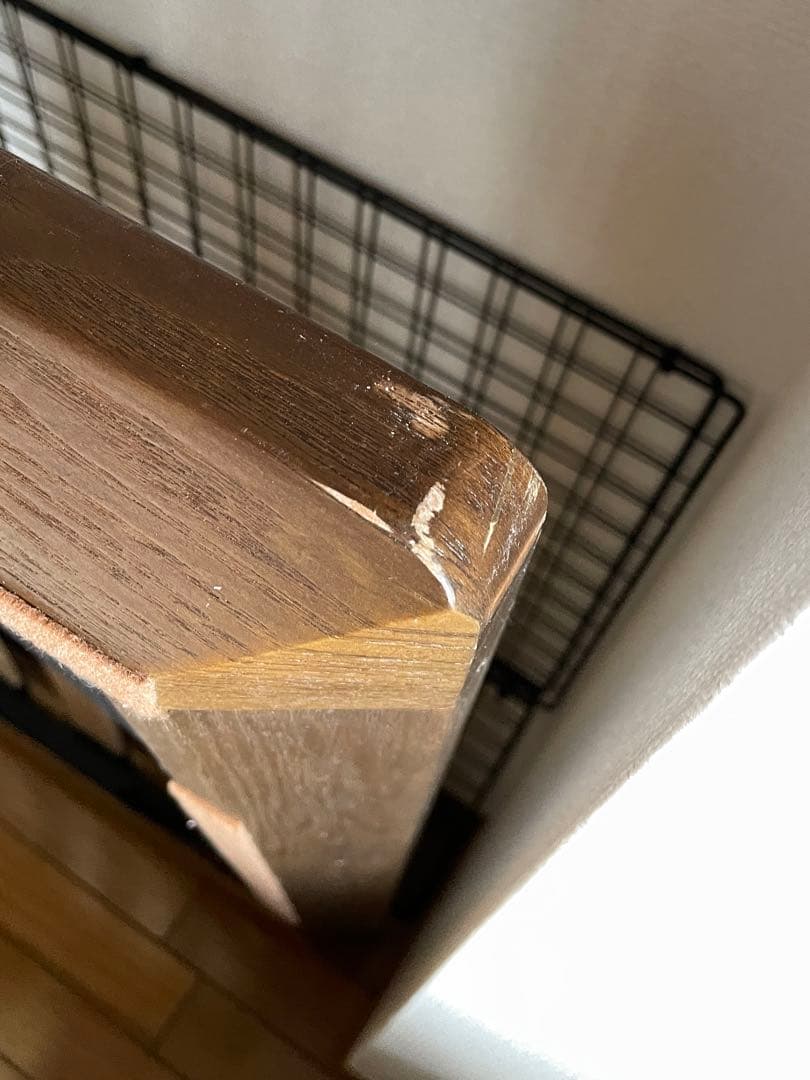 【お値下げ】無印良品　ベッドフレーム（旧型ヘッドボード付）シングル　ウォールナッ