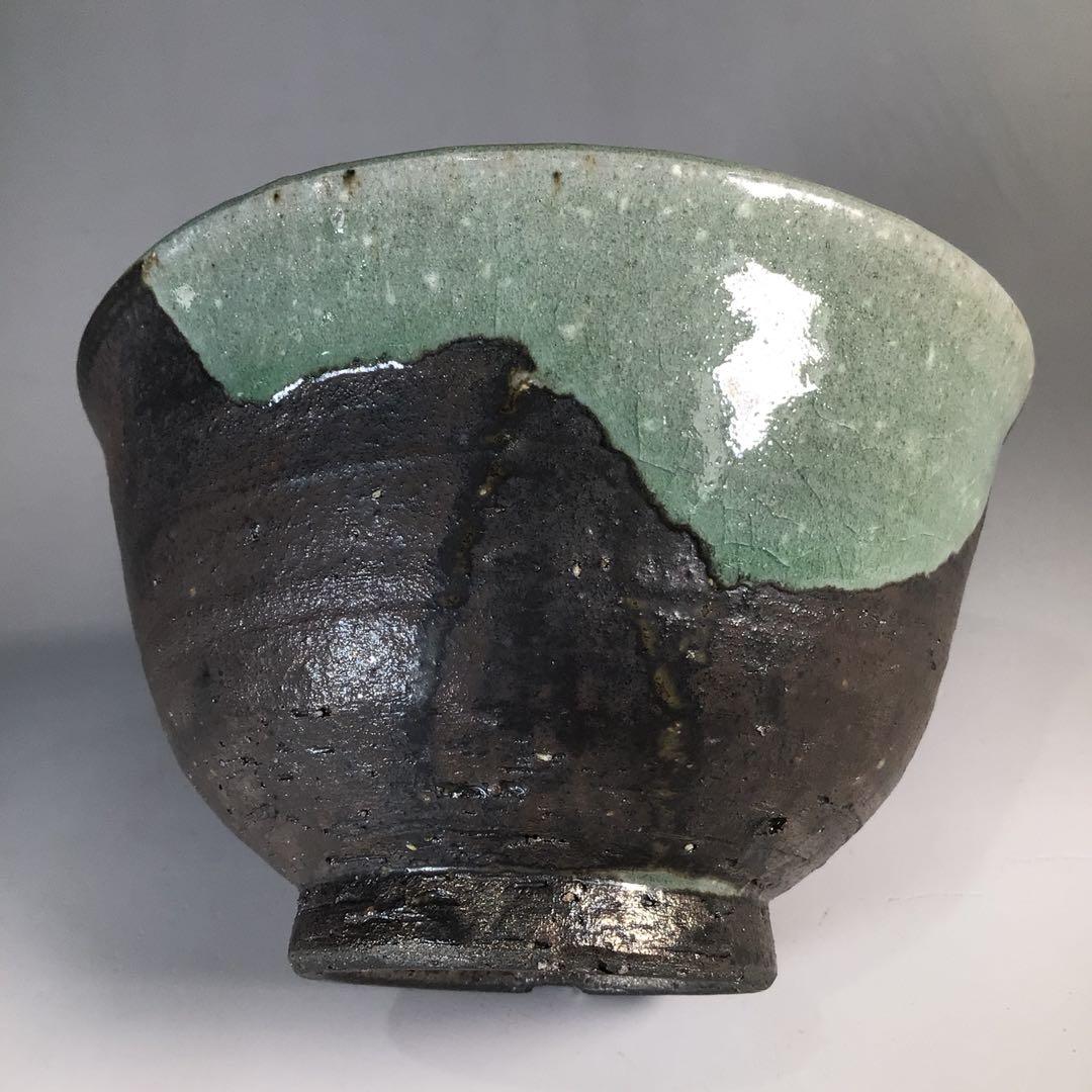 Ｎ７３９　茶碗　『中村正彦造』『大徳寺　高橋悦道　箱書』『伊羅保茶碗』　茶道具