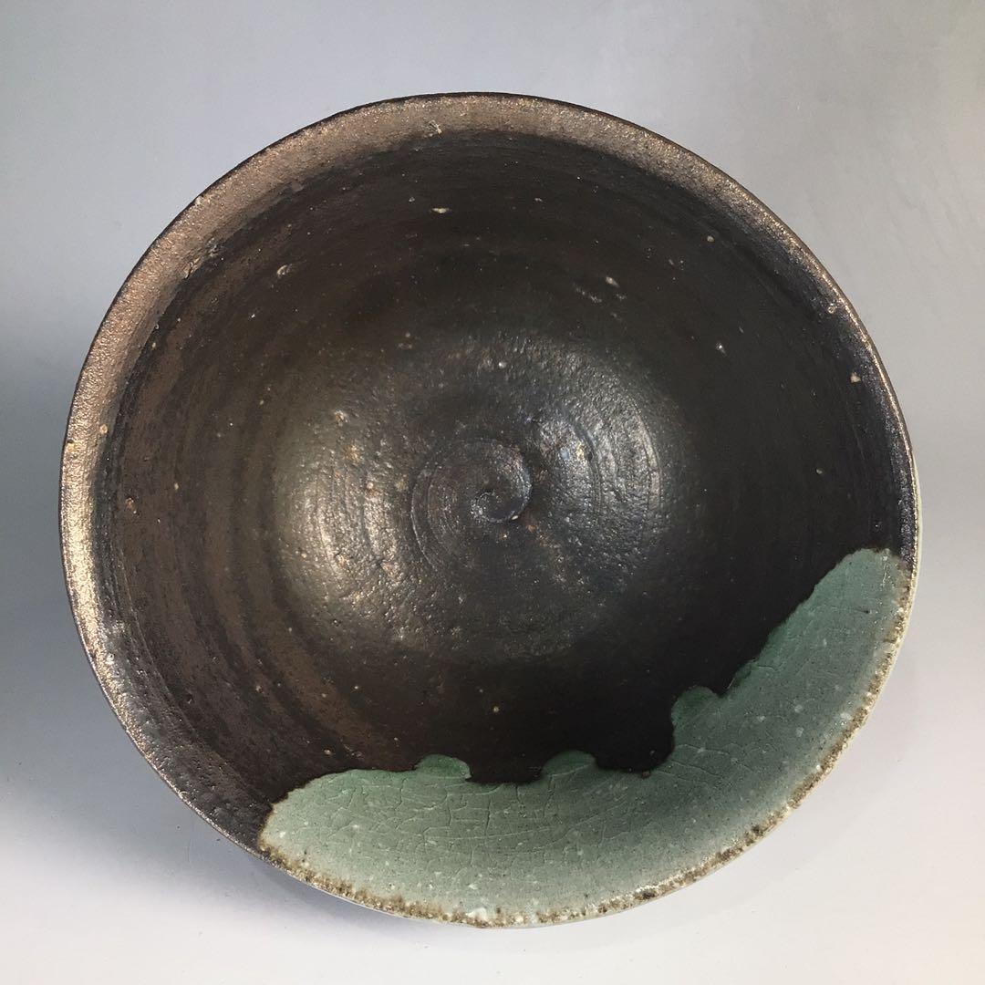 Ｎ７３９　茶碗　『中村正彦造』『大徳寺　高橋悦道　箱書』『伊羅保茶碗』　茶道具