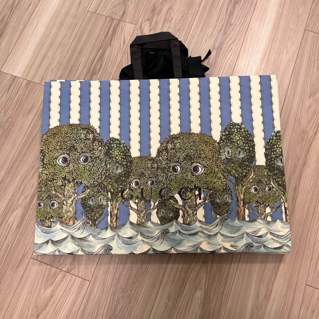グッチGUCCI×ヒグチユウコ　マチ20cm ショッパー紙袋　ショッピングバッグ