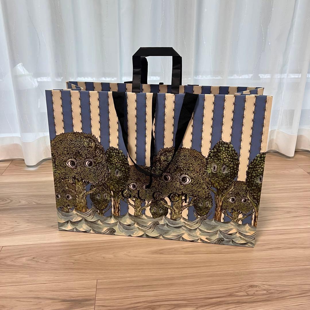 グッチGUCCI×ヒグチユウコ　マチ20cm ショッパー紙袋　ショッピングバッグ