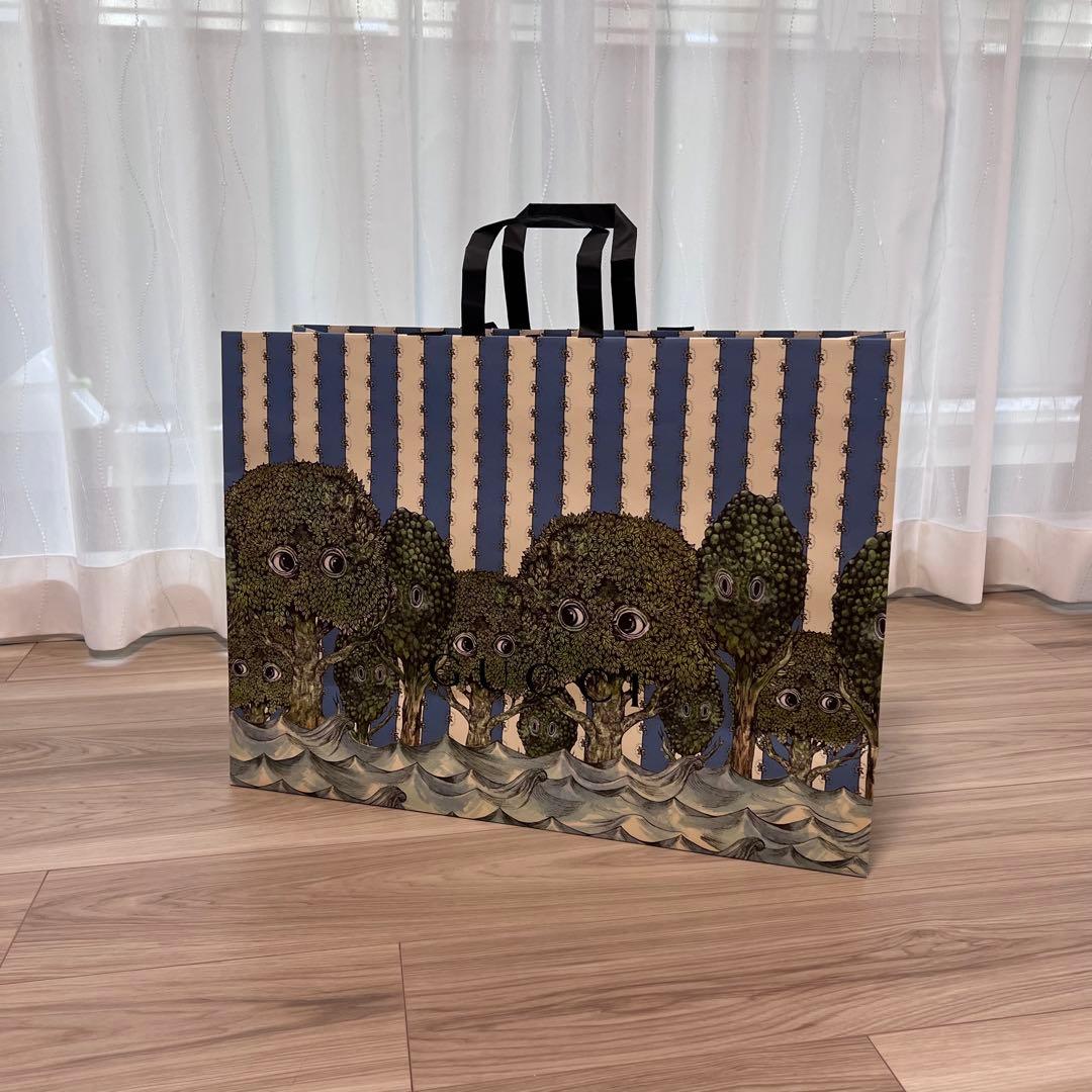 グッチGUCCI×ヒグチユウコ　マチ20cm ショッパー紙袋　ショッピングバッグ