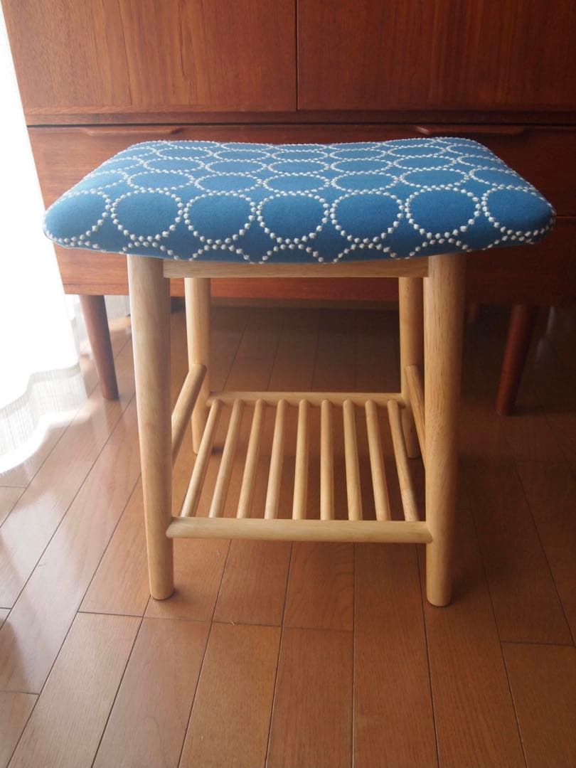 Omuraさん専用 ミナペルホネン ハンドメイド 棚付きスツール タンバリン