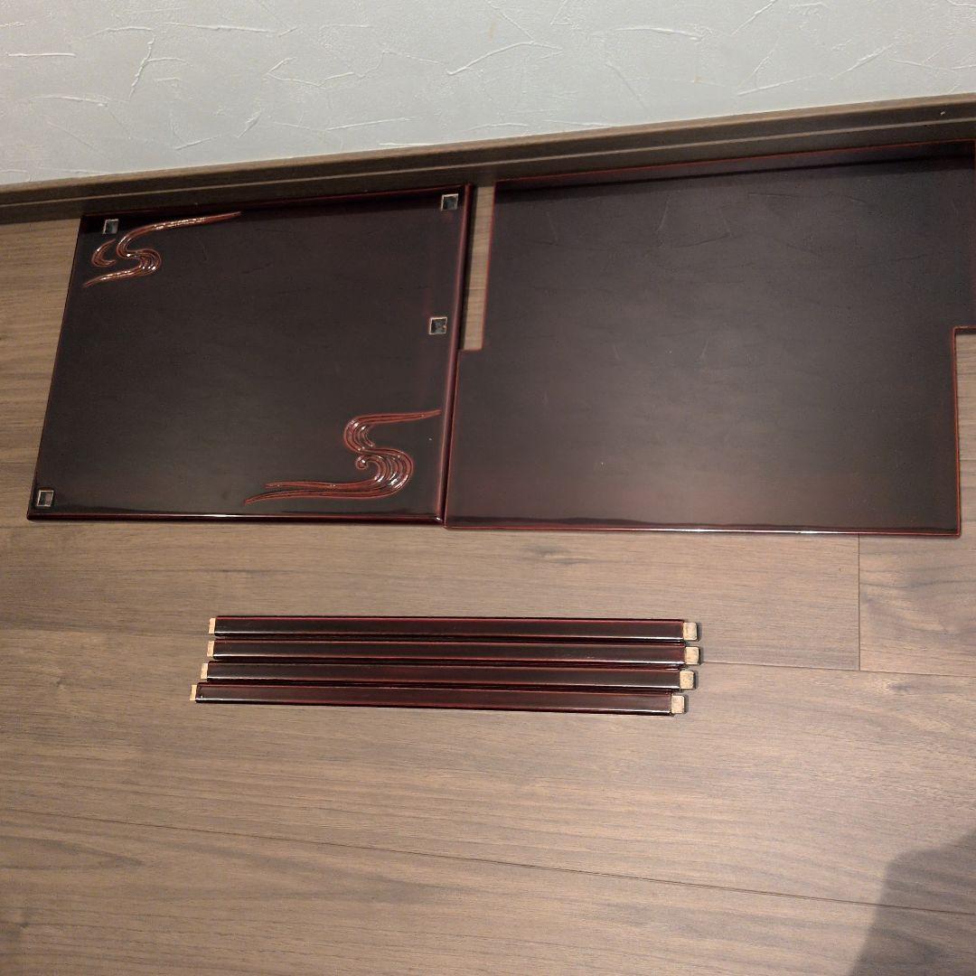 山雲棚 茶道具 木製 漆塗り 組立式 木箱入り 美品