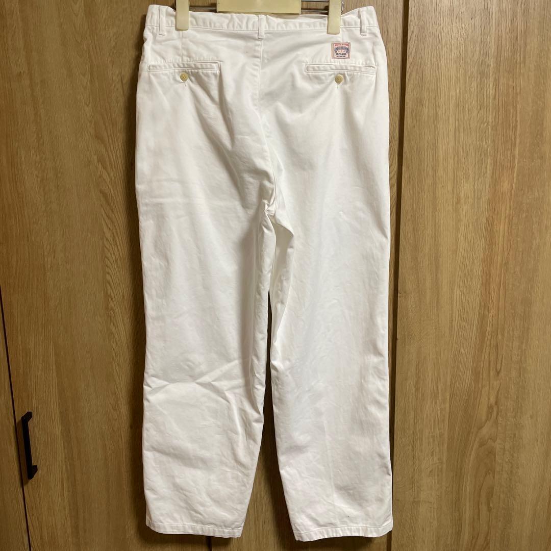 90's Polo Ralph Lauren チノパン　ポロチノ　ホワイトW32