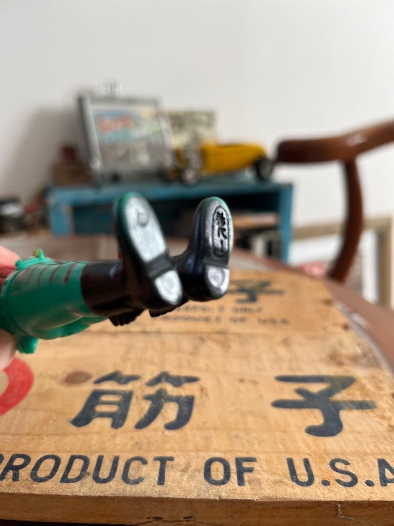 仮面ライダーアマゾン　パチモノ風　当時モノ　POPPY ソフビ