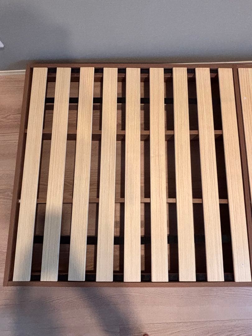木製シングルベッドフレームのみ【引き取り限定】