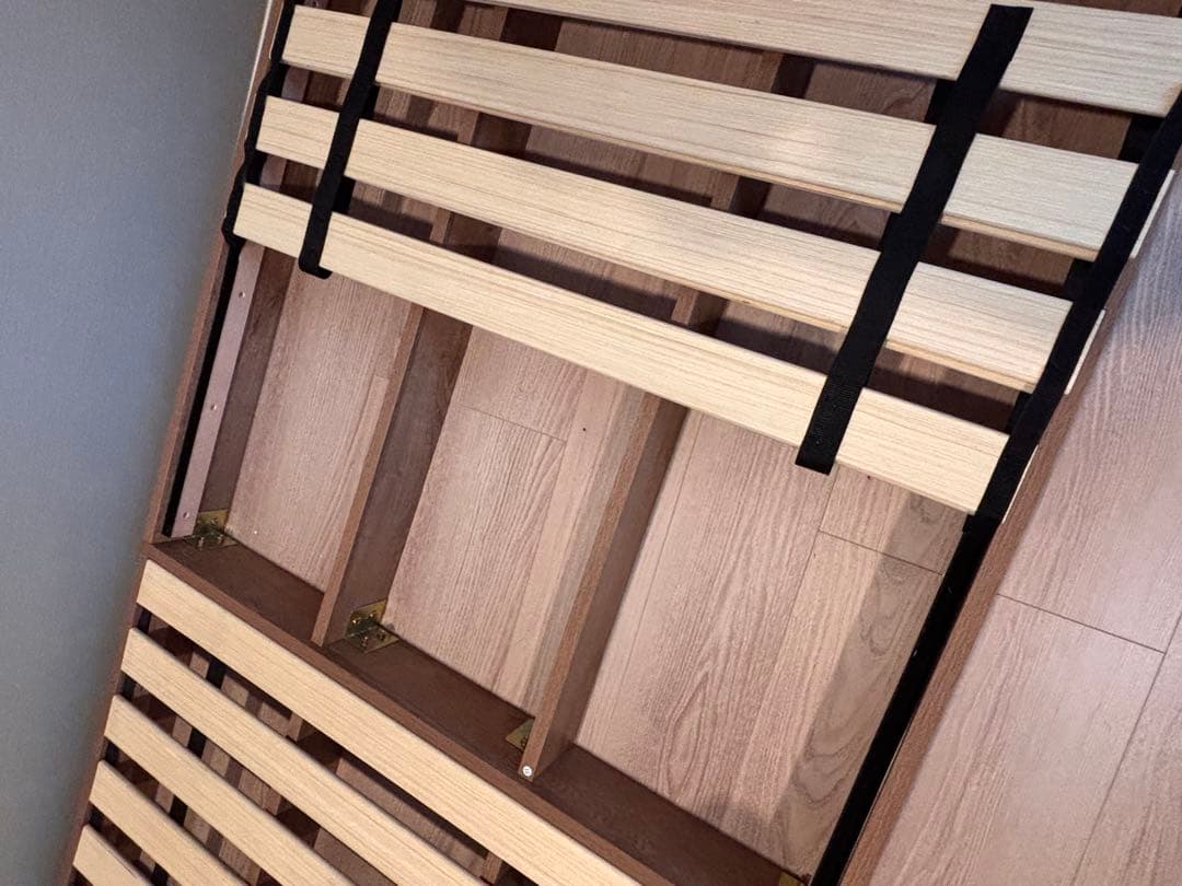 木製シングルベッドフレームのみ【引き取り限定】