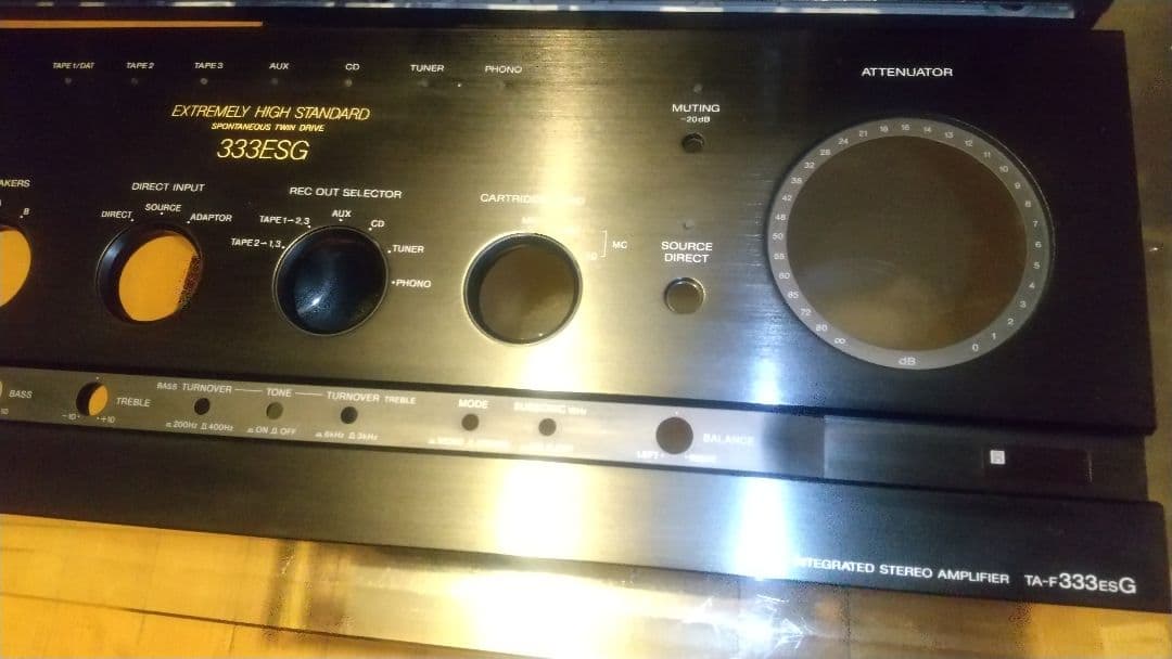 SONY ESシリーズ ステレオアンプ TA-F333ESG メンテナンス済み