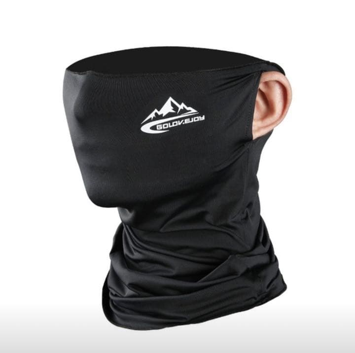 【とも】スポーツマスク　ブラック&レッドブル　セットアップ　赤　XXL