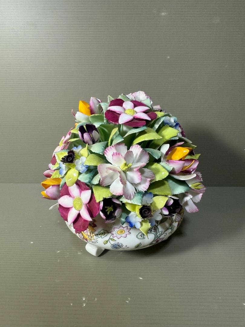 2504 ミントン　ハドンホール　陶花　フローラル