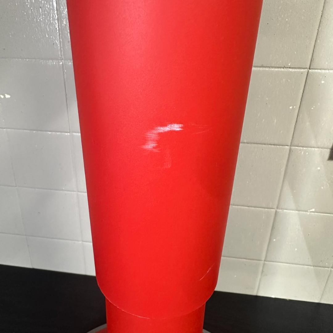 Cassina ixc. UP IS1 昇降式スツール レッド インタースツール