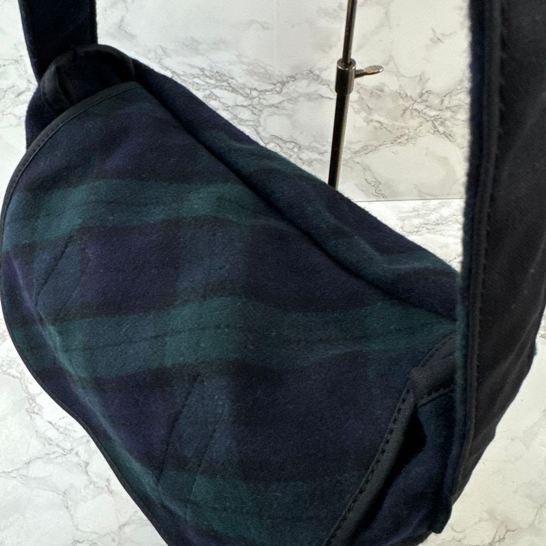 TEMBEA テンベア 日本製 ブラックウォッチ ウール メッセンジャーバッグ