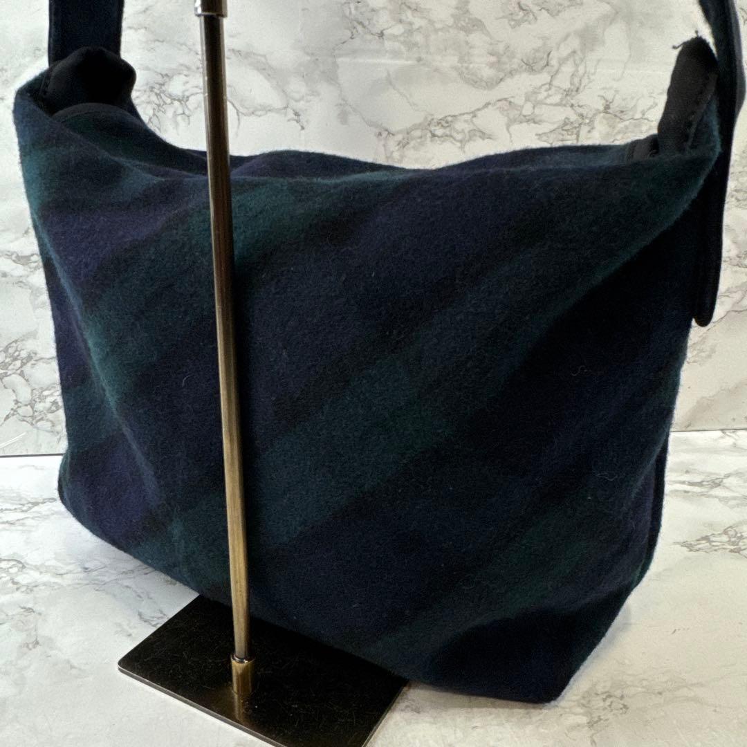 TEMBEA テンベア 日本製 ブラックウォッチ ウール メッセンジャーバッグ