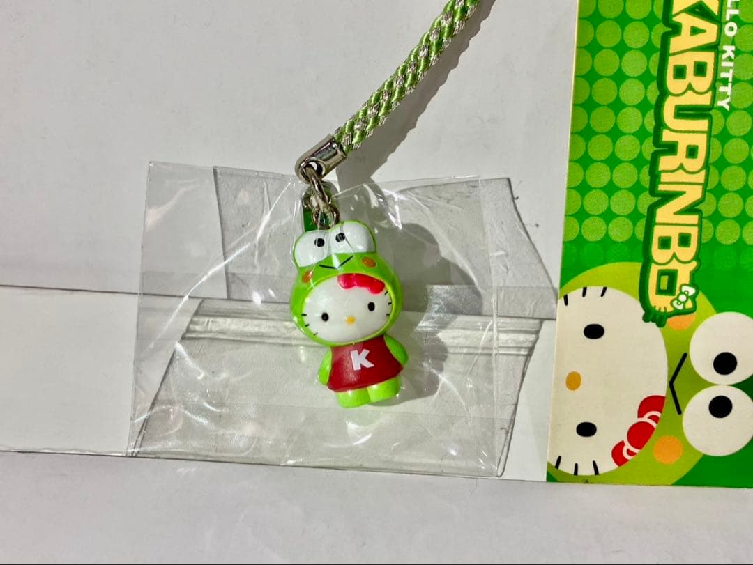 H*1様 ハローキティ 根付 ストラップ サンリオキャラクターかぶりんぼ ６種