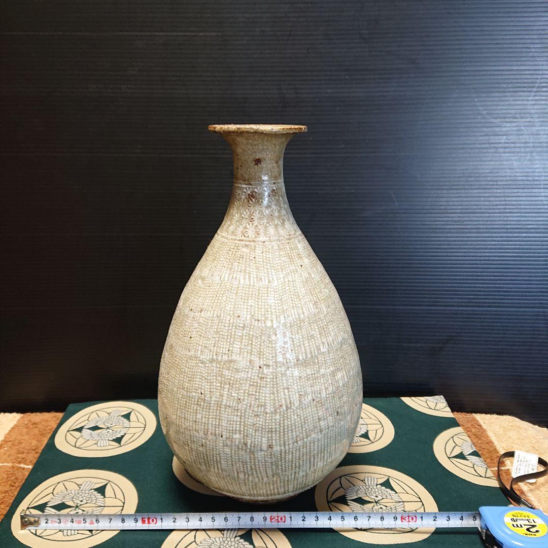 李朝、花三島壺、時代物、花瓶