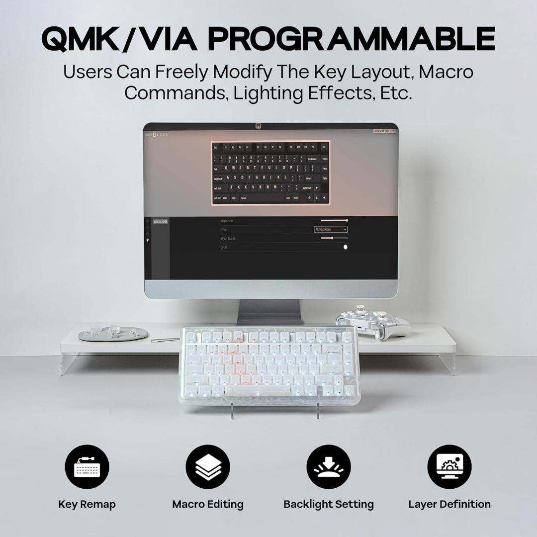 【ほぼ新品】KiiBoom Jade75 メカニカルキーボード