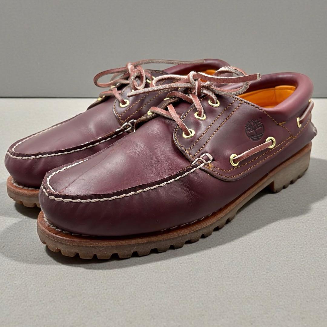 ティンバーランド スリーアイ クラシック ラグ 27cm US9 ヴァーガンディ