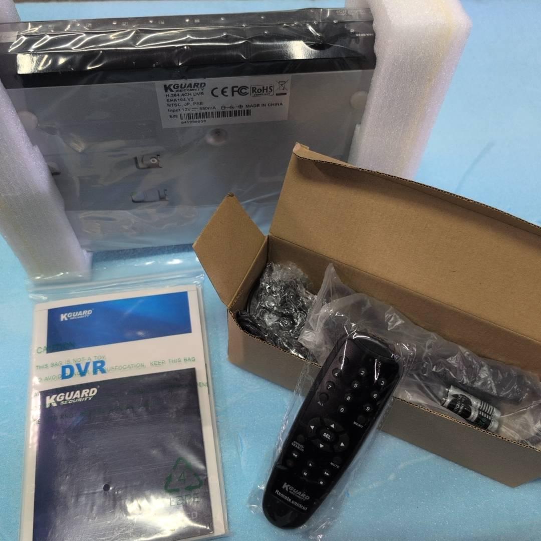 【K-GUARD】防犯カメラ録画装置セット 未使用ですが長期保管品★東京/大田区