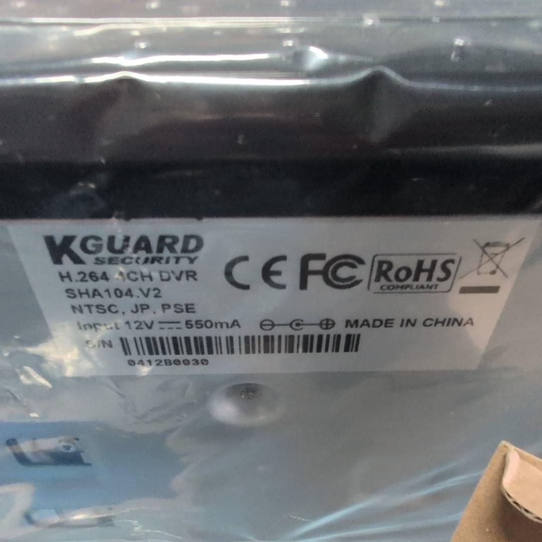 【K-GUARD】防犯カメラ録画装置セット 未使用ですが長期保管品★東京/大田区