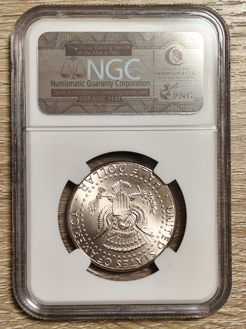NGC MS68☆2010P アメリカ ハーフダラー 50セント  硬貨