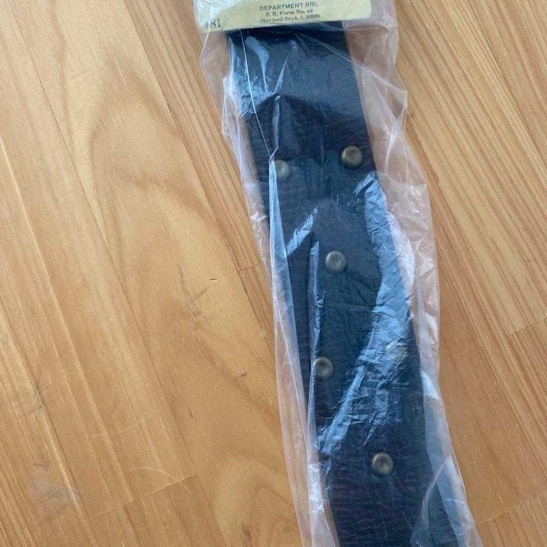 【新品】RRL ダブルアールエル　スタッズベルト　イタリア製　本革　キムタク