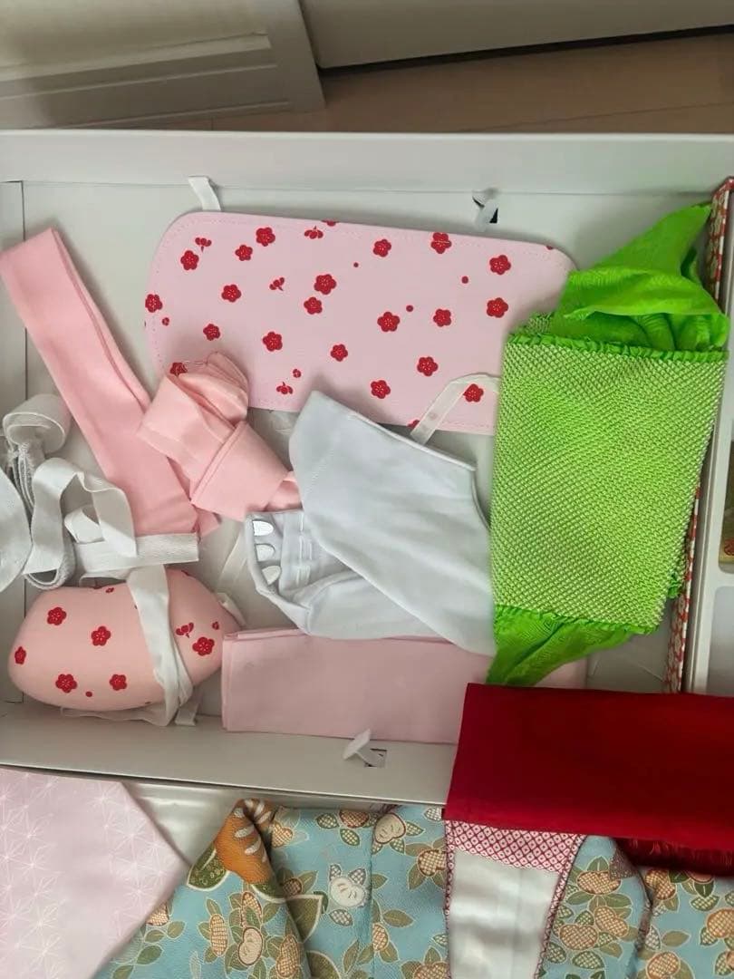 七五三 伝統的な着物セット　高級　浜縮緬　浜ちりめん