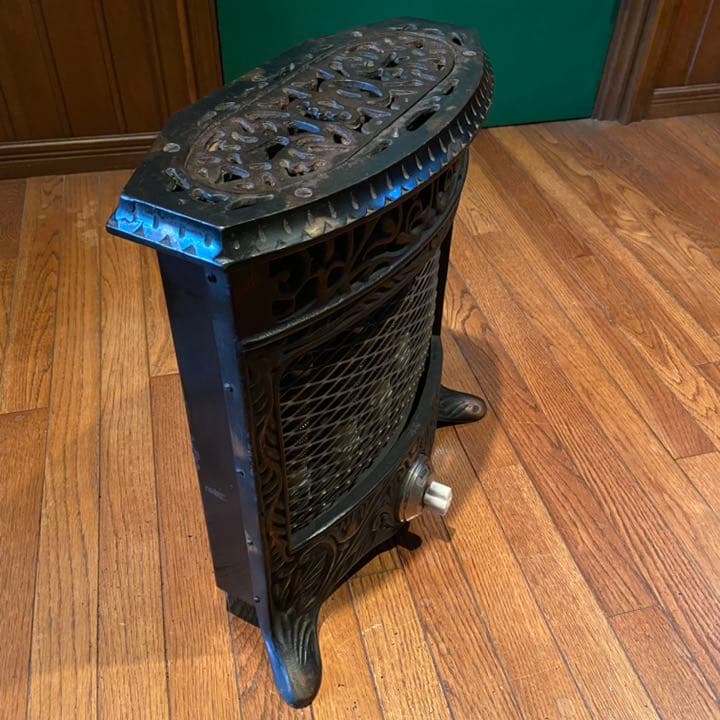 電気ストーブ　ビンテージ　ジャンク　昭和レトロ　オブジェ　店舗什器