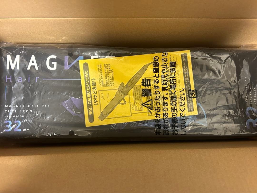 MAGNET カールヘアアイロン ブラック　32mm