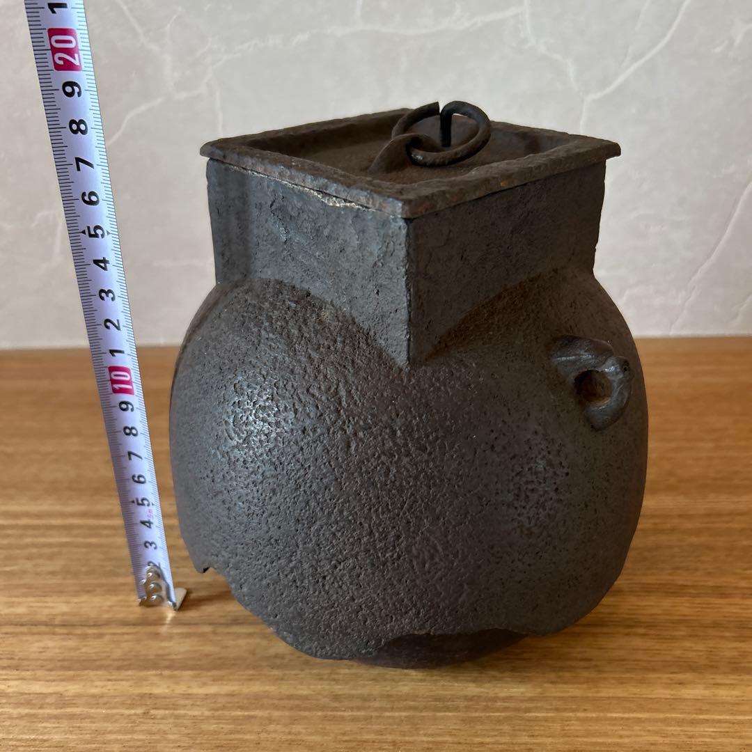 宗旦釜　釜師　大國藤兵衛　茶道具