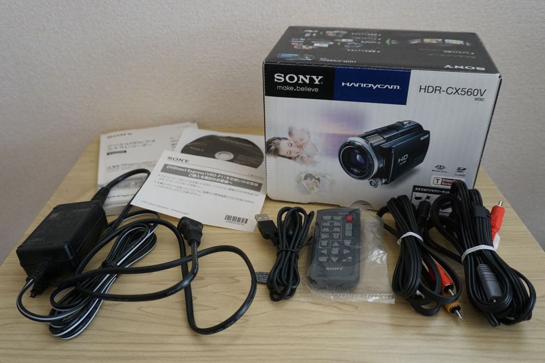 SONY HDR-CX560V ハンディカム 12.3メガピクセル
