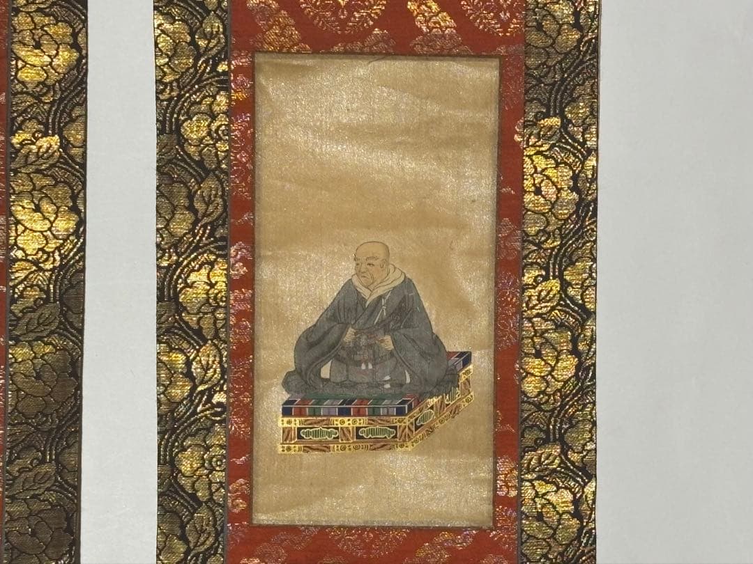 「方便法身尊形・親鸞聖人・法然上人」達如 三幅対|木版画 浄土真宗 本願寺