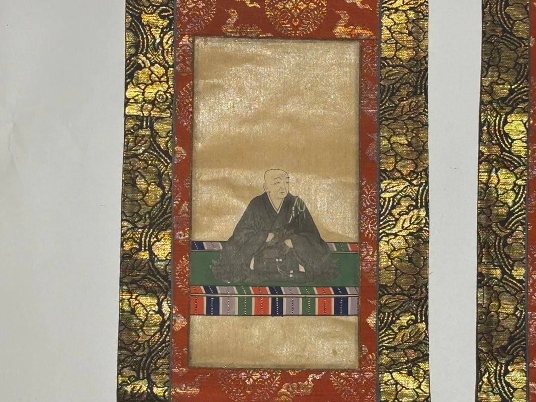 「方便法身尊形・親鸞聖人・法然上人」達如 三幅対|木版画 浄土真宗 本願寺