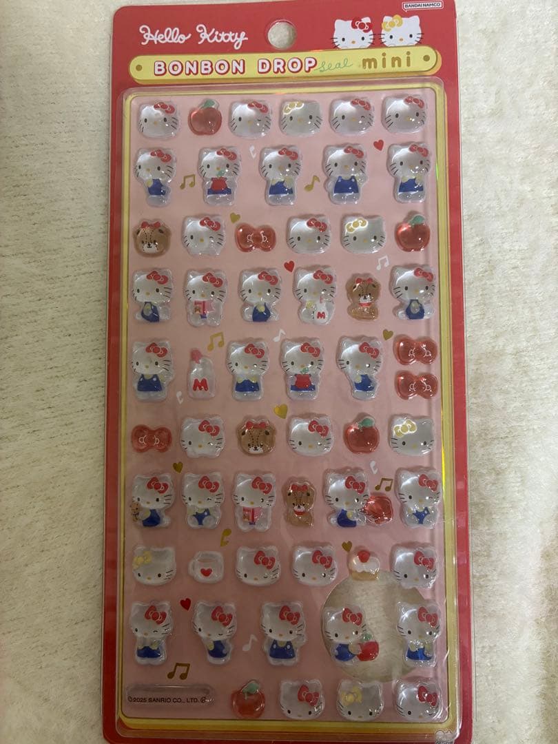 【正規品】ボンボンドロップシールミニ サンリオ＋しずくちゃん＋サンリオステッカー