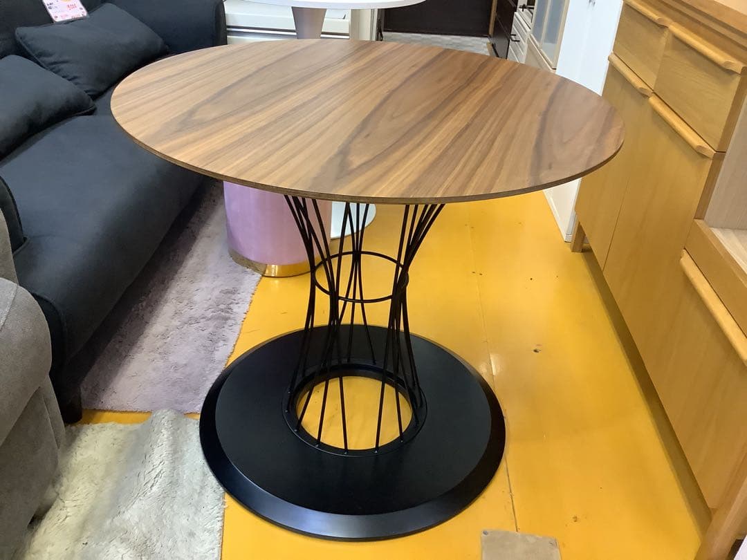 ニトリ　ダイニングテーブル　コルーナ　ウォールナット