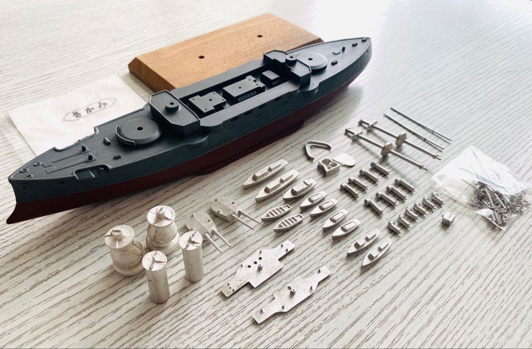 【三笠保存会】 軍艦三笠 日露開戦100周年記念スペシャルバージョン 組立キット