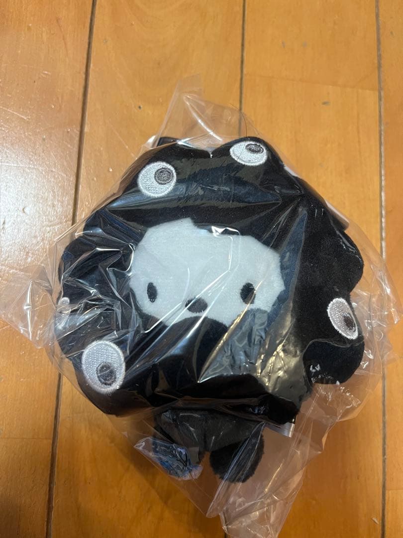 ミャクミャク　なりきりぬいぐるみ　(BC)ブラック 4体　サンリオ　カラビナ