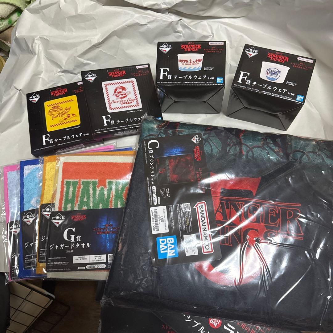 ストレンジャー・シングス A賞B賞C賞プラスF賞G賞H賞つき[値下げ交渉可能]