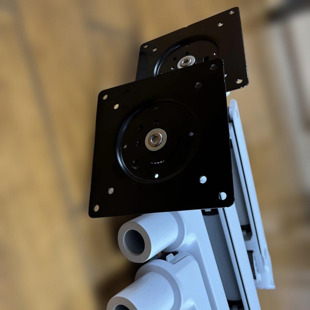 ERGOTRON　デュアルモニターアーム　ホワイト 値下げ可