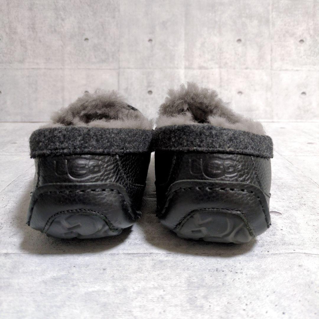 未使用級　UGG　ASCOT　アグ　アスコット　レザー切り替え　スリッポン