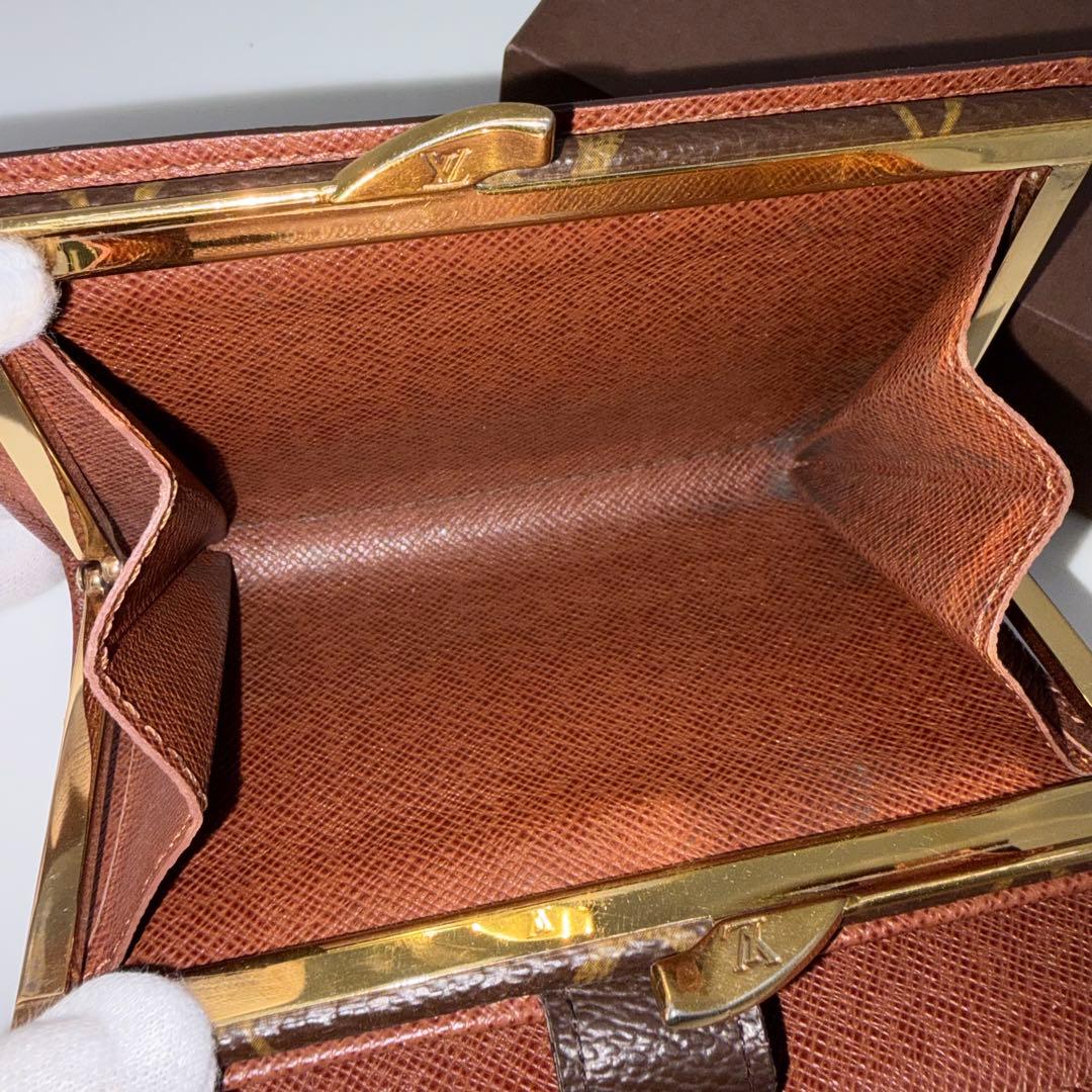 ルイヴィトン☆ポルトモネヴィエノワ 二つ折りがま口折り財布 M61663