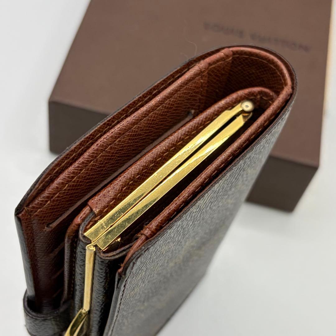 ルイヴィトン☆ポルトモネヴィエノワ 二つ折りがま口折り財布 M61663