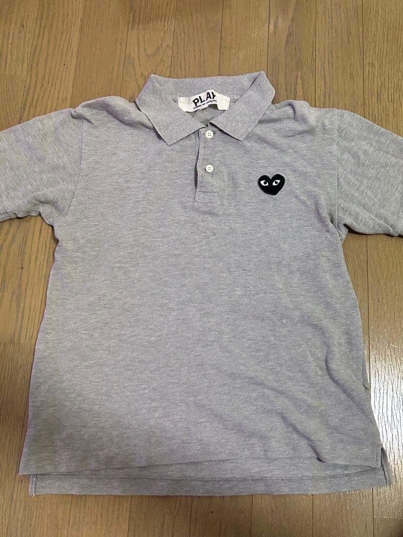 【土日限定価格！】コムデギャルソン PLAY CDG ポロシャツ プレイ グレー